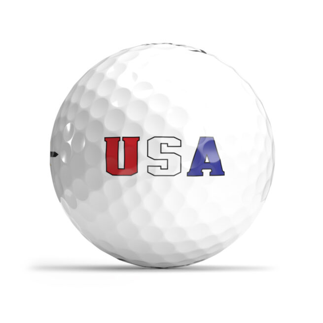 Shop USA America Letters Abbreviation Golf Ball - OnCore Golf Custom Logo Balls