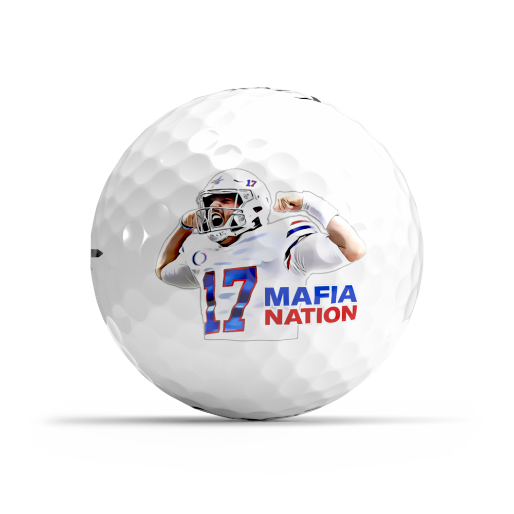 Josh Allen Buffalo Bills Golf Ball Marker - Matchstick Golf