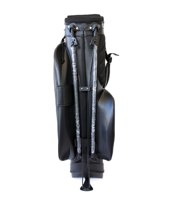 Shop OnCore Golf - Official Black Leather Golf Bag with Stand