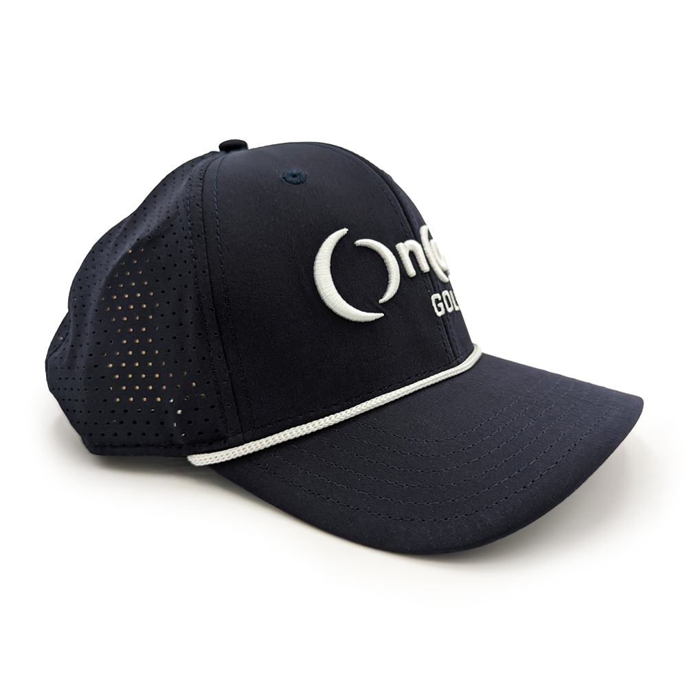 Masters Navy Blue Skip It Embroidered Rope Hat | MMO Golf