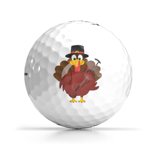 Shop Thanksgiving Day Logo Golf Balls - OnCore Golf - Turkey Putter Custom Ball