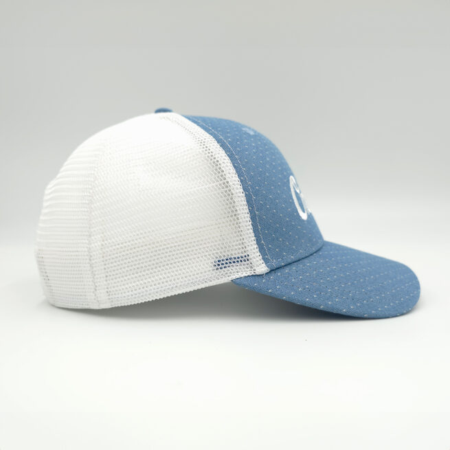 Order Your OnCore Text Script Blue - Mesh Golf Hat