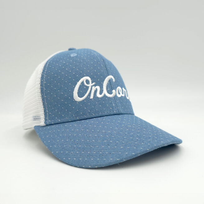 Shop the OnCore Text Script Blue - Mesh Golf Hat