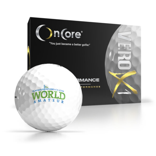 Shop OnCore Golf - Official Golf Balls of the 2024 World Am Tournament - VERO X1