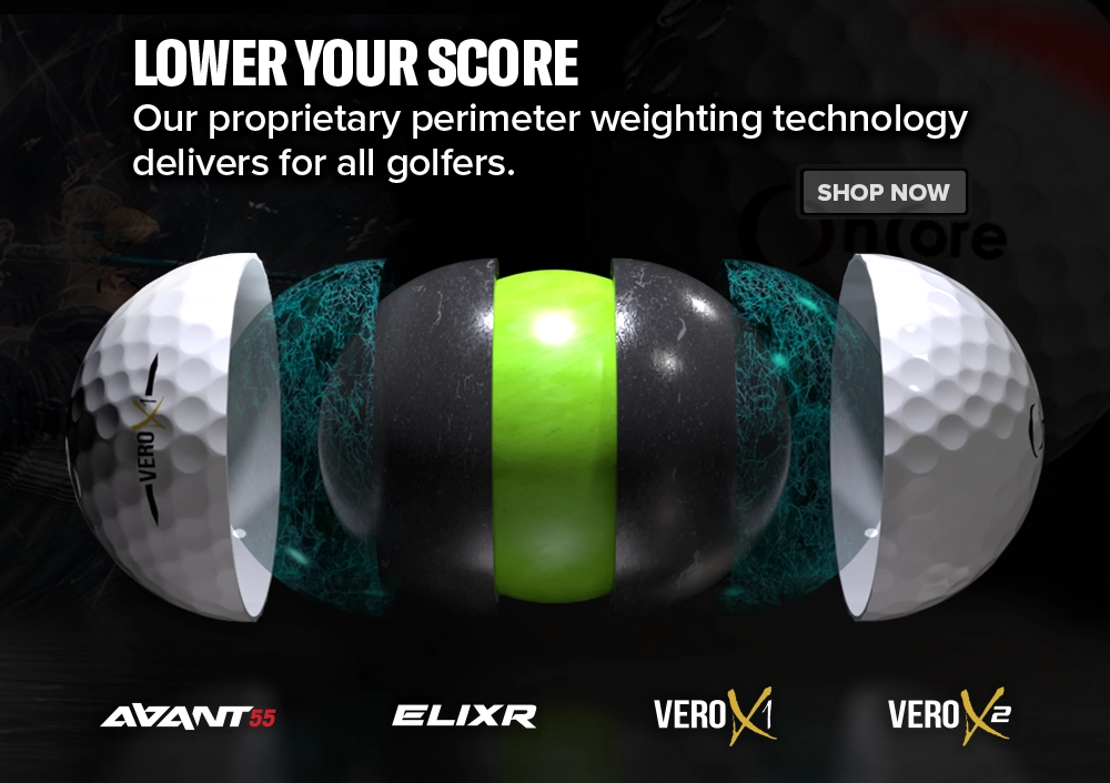 OnCore Golf's proprietary perimeter weighting technology delivers all performance advantages - Shop Now!