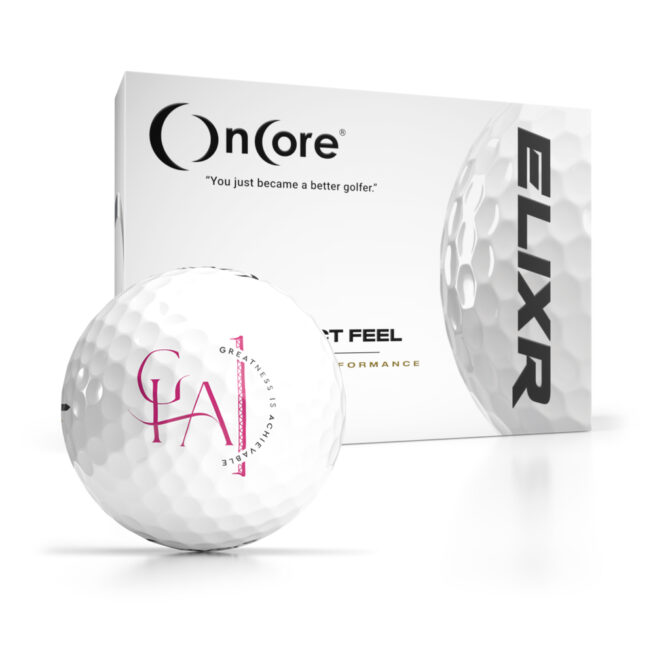 Shop GIA - Greatest is Achievable Logo Golf Balls from OnCore - ELIXR 2020