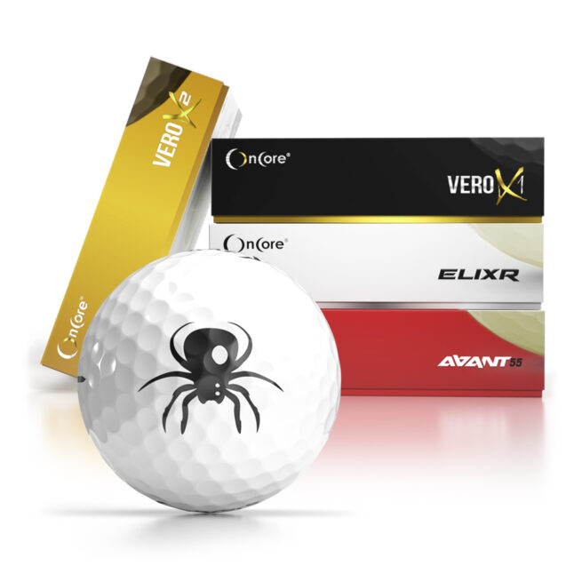 Shop OnCore's Halloween Logo Golf Balls Online - Scary Spider Ball