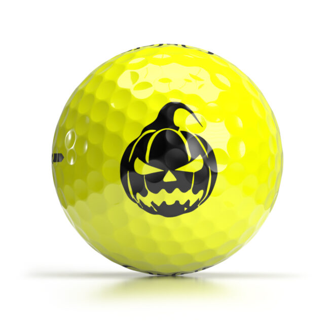 Shop OnCore's Halloween Logo Golf Balls Online - Scary Pumpkin Golf Balls