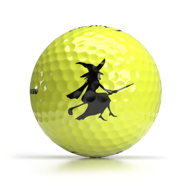 Shop OnCore's Halloween Logo Golf Balls Online - Scary Witch Golf Ball