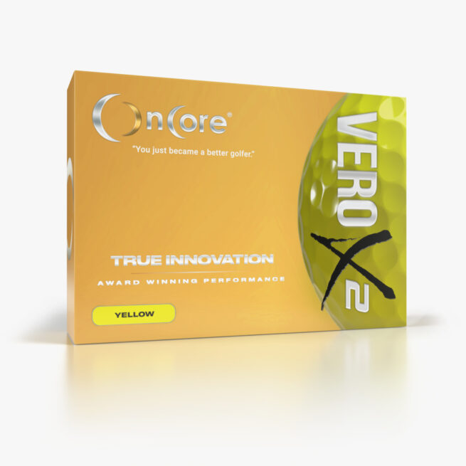 Shop VERO X2 Tour Performance Golf Balls from OnCore Golf - Yellow Dozen