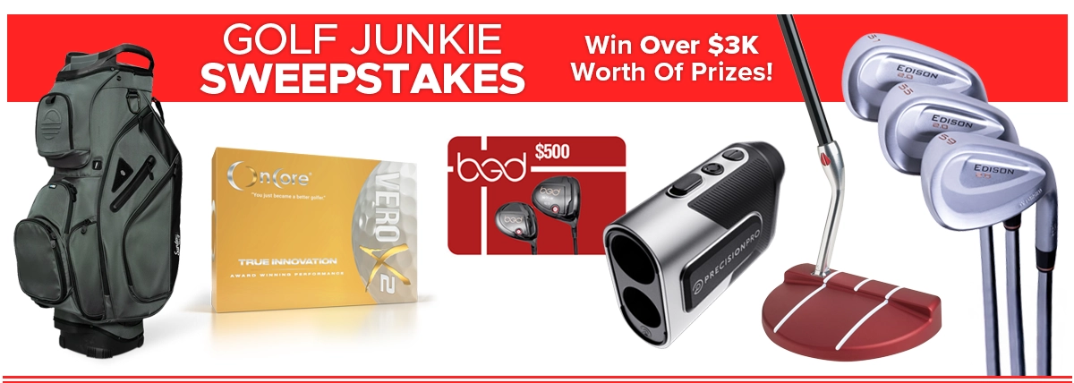 Enter to Win the Club Junkie Sweepstakes - Golf Giveaway 2024 - OnCore