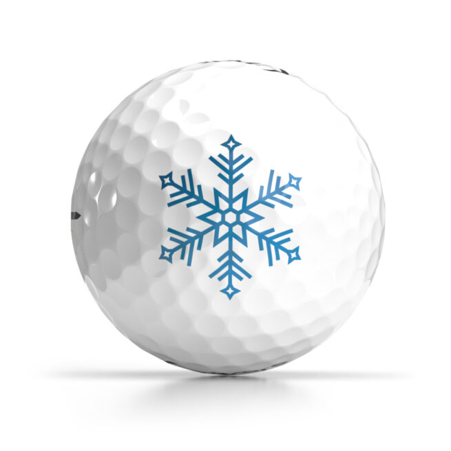 Shop Holiday Collection Golf Balls from OnCore Golf - Winter Snowflake Golf Balls