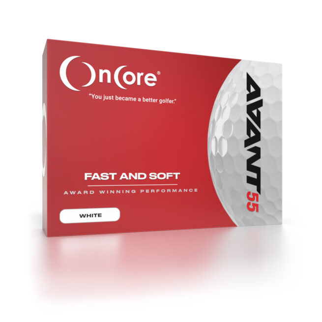 Shop Now | OnCore Golf - AVANT 55 Low Compression Dozen Golf Balls - White