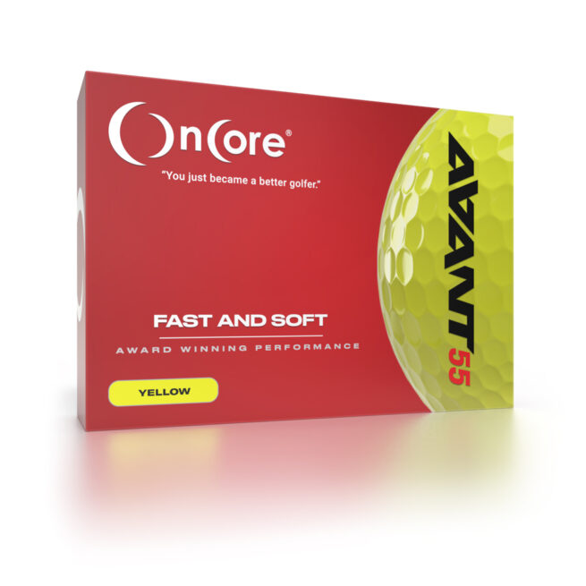 Shop Now | OnCore Golf - AVANT 55 Low Compression Dozen Golf Balls - Yellow