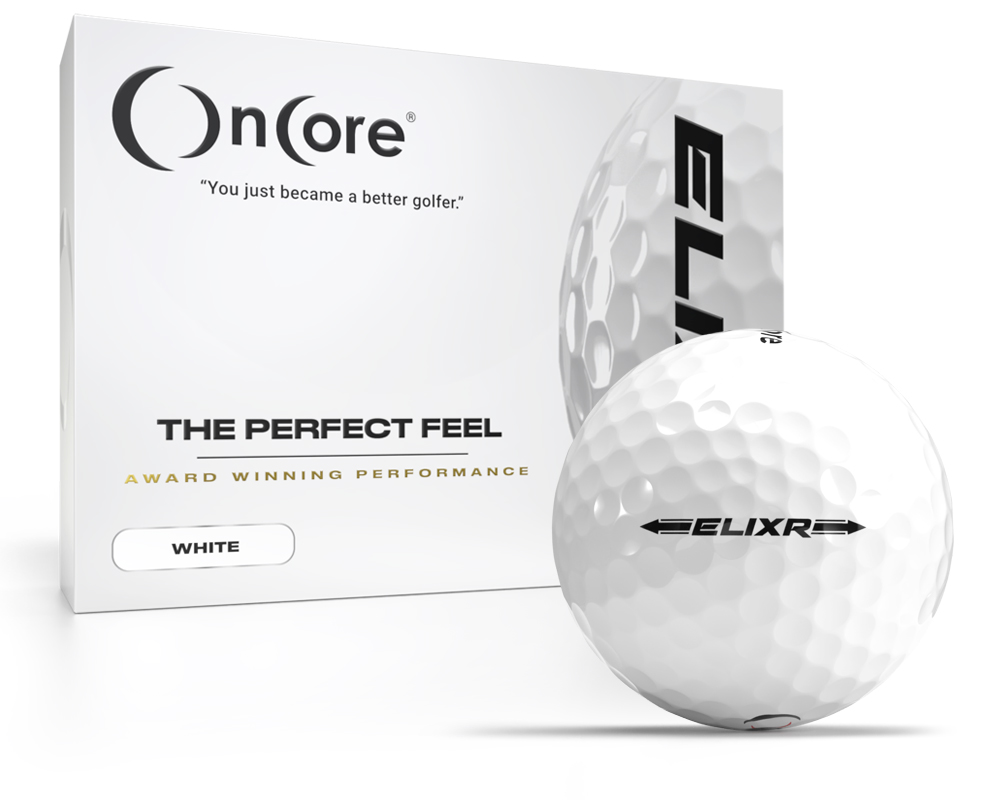 Shop OnCore Golf - ELIXR Enhanced Tour Performance Dozen Golf Balls - White