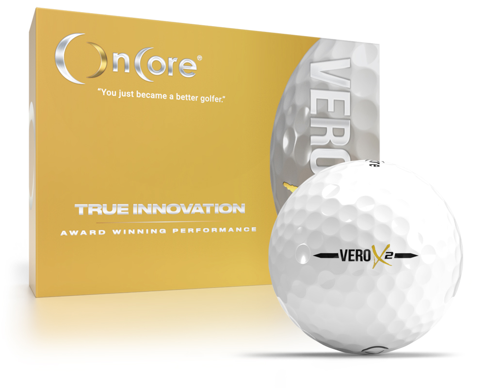 Shop OnCore Golf - VERO X2 Tour Performance Dozen Golf Balls - White